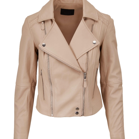 PAIGE Jackets & Blazers - PAIGE Blush Leather Jacket